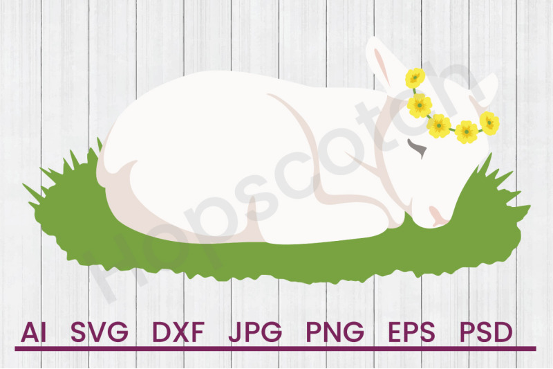 easter-lamb-svg-file-dxf-file