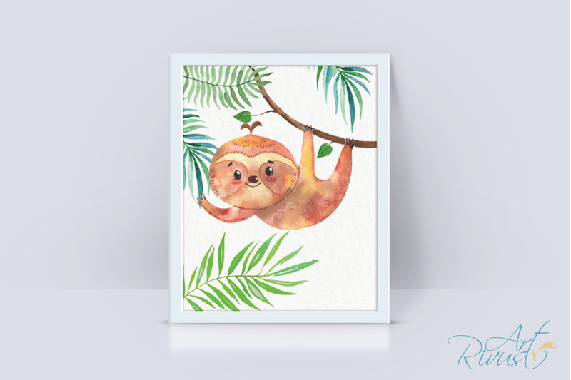 printable-nursery-art-safari-animals-cute-african-wild-animal-wall