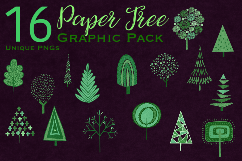 paper-tree-graphic-pack