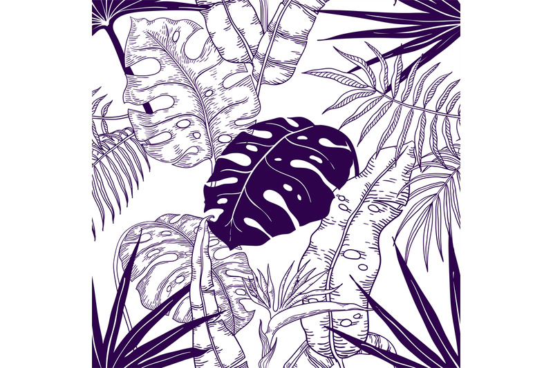 palm-leaves-seamless-pattern-plant-vintage-wallpaper-floral-line-pri