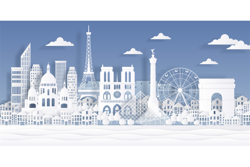 paris-paper-landmark-eiffel-tower-french-monument-travel-city-symbol
