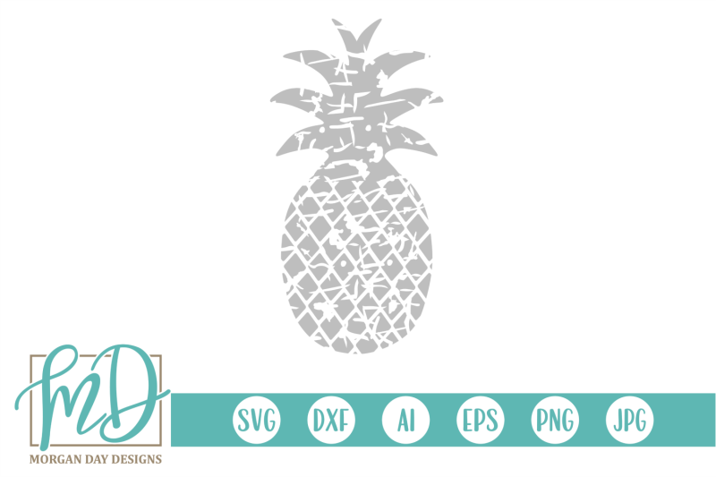 Grunge Pineapple SVG Craft SVG.DIY SVG