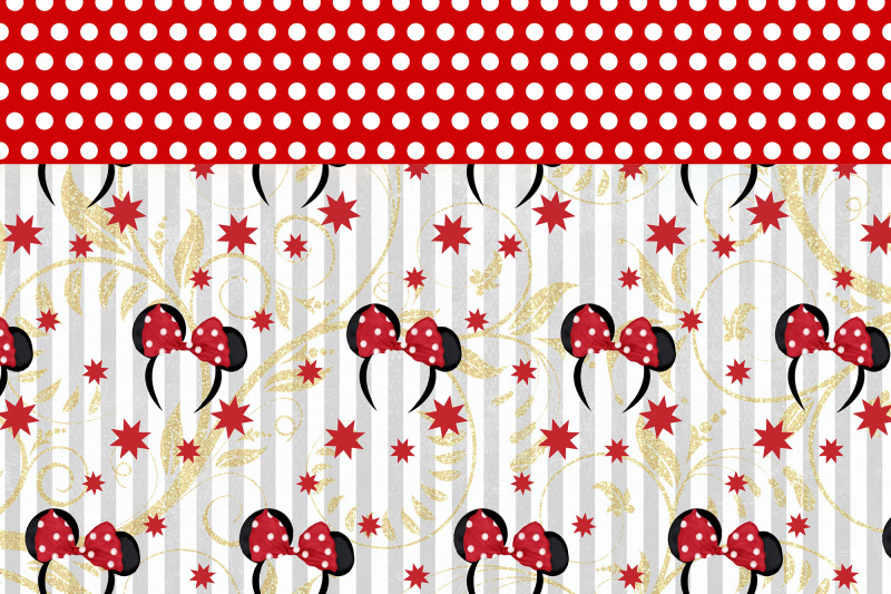 red-paprer-pack-floral-background-8-5-x-11-inch-papers