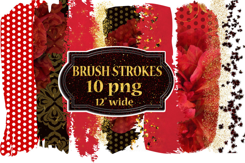 brush-stroke-clipart-floral-brush-stroke-gold-brush-stroke