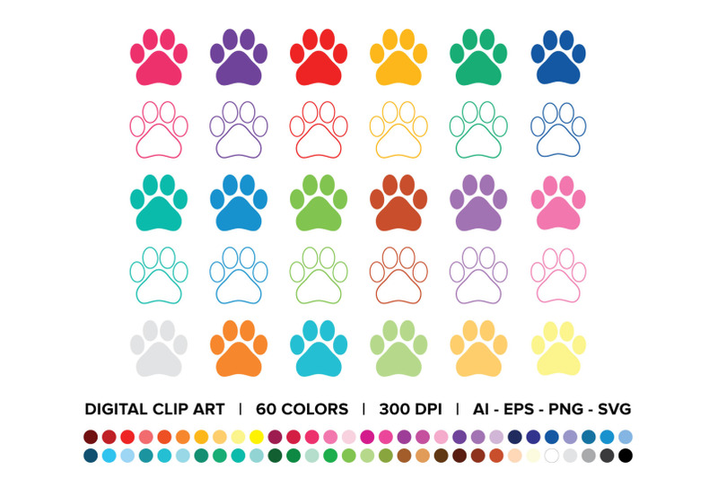 dog-paw-prints-clip-art-set