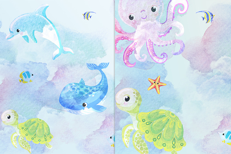 under-sea-water-color-pack