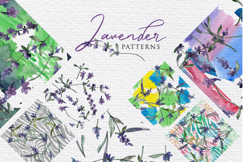 watercolor-lavender-png-collection