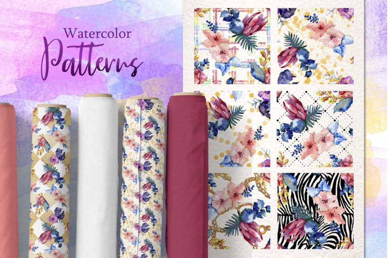 watercolor-flower-bouquet-png-set