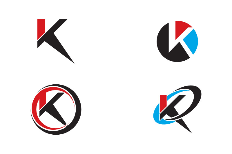 k-letter-logo-template