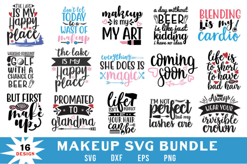 makeup-quotes-svg-bundle