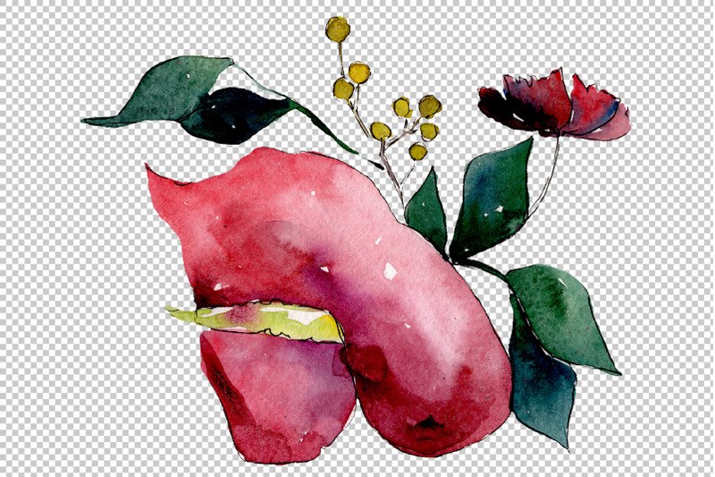 bouquet-flower-palette-watercolor-png
