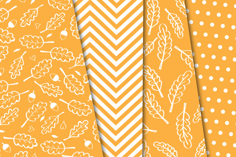 saffron-yellow-and-white-autumn-digital-papers-fall-background-patterns