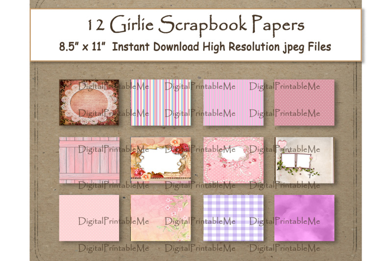 girly-digital-paper-layout-11-quot-x-8-5-quot-pattern-floral-scrapbook-sweet-p