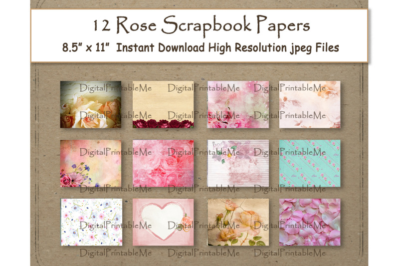 romantic-roses-digital-paper-layout-11-quot-x-8-5-quot-floral-scrapbook-pages