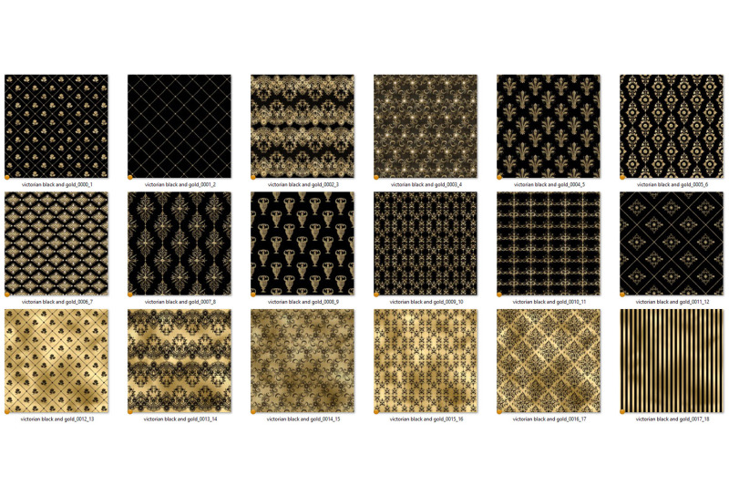 victorian-black-and-gold-digital-paper