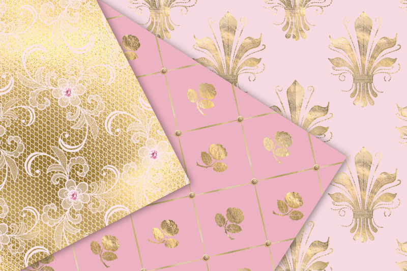 victorian-pink-and-gold-digital-paper