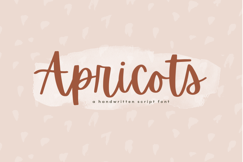 apricots-a-handwritten-script-font