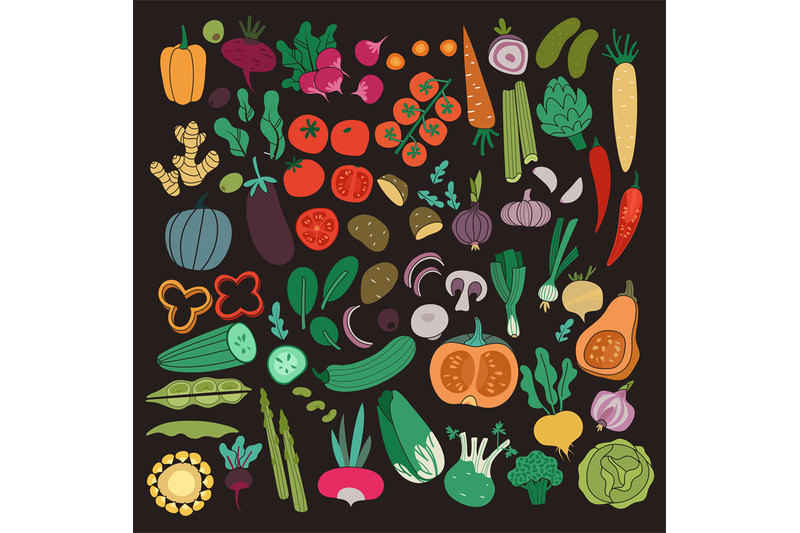 flat-vegetables-set-color-carrot-onion-cucumber-tomato-potato-eggplan