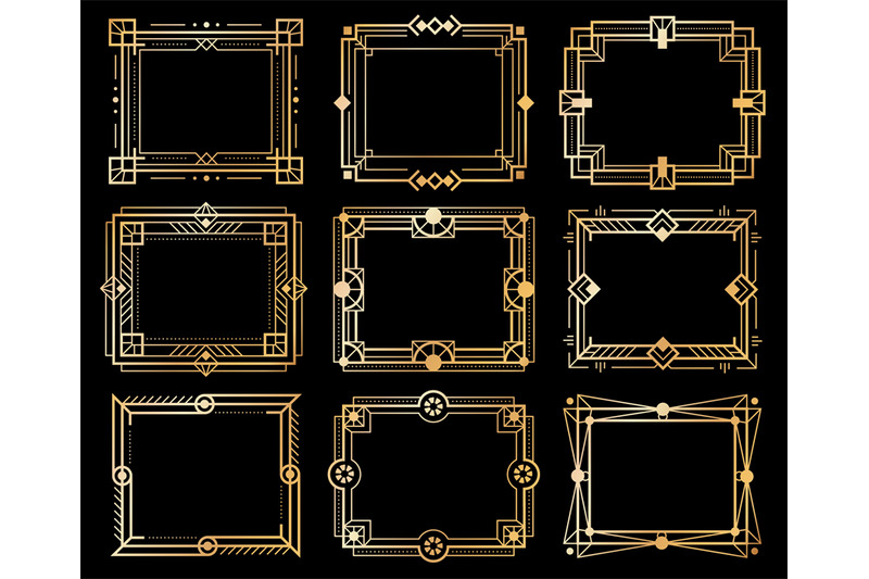 art-deco-frames-gold-deco-image-frame-borders-golden-geometry-line-p
