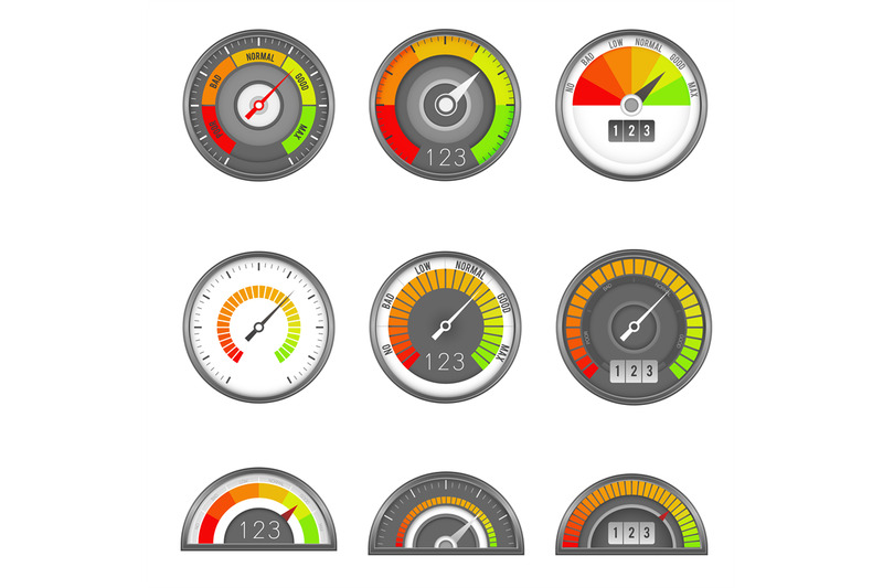 credit-indicator-speedometer-score-gauge-level-scale-indicator-rate