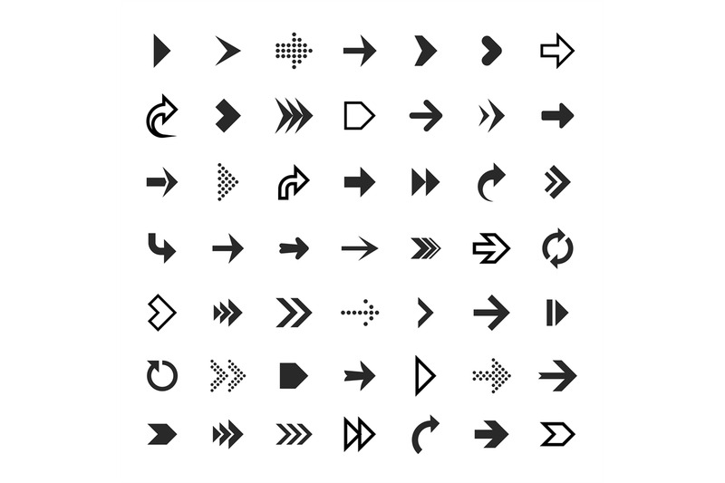 arrows-collection-black-arrow-direction-signs-forward-and-down-for-na