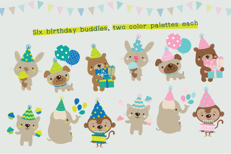 birthday-buddies-illustration-pack