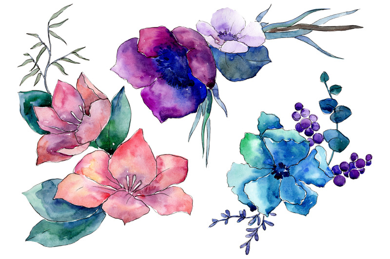 bouquet-elegance-watercolor-png