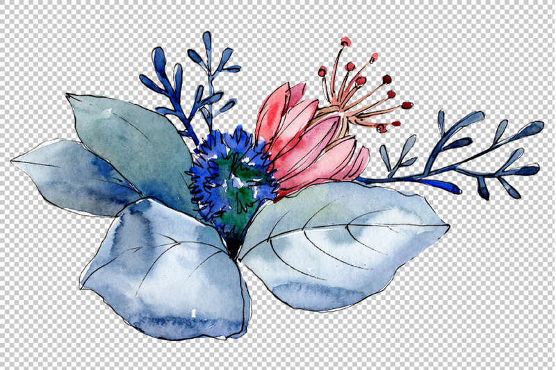 bouquet-paint-summer-watercolor-png
