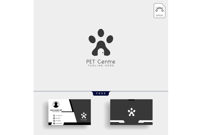pet-home-or-store-creative-logo-template