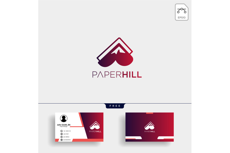 paper-mountain-logo-template