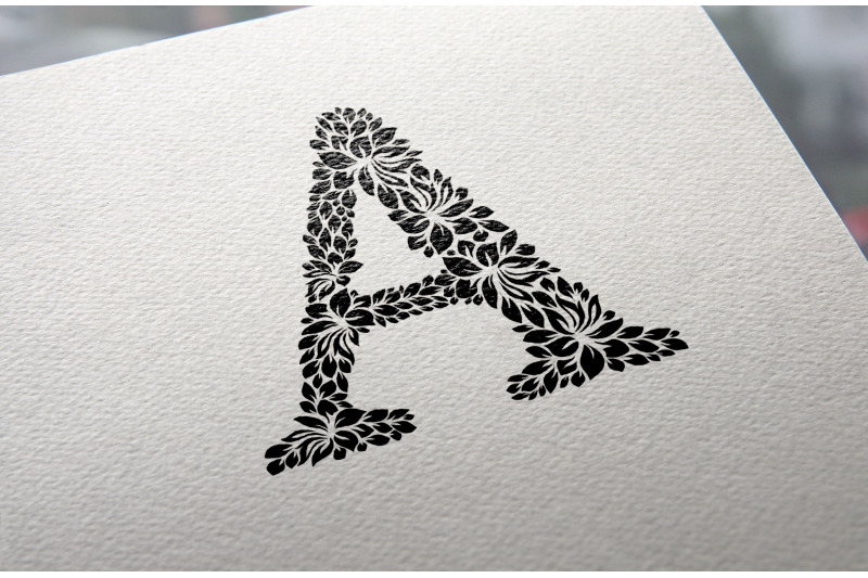 letter-a-logo-floral-logo-template