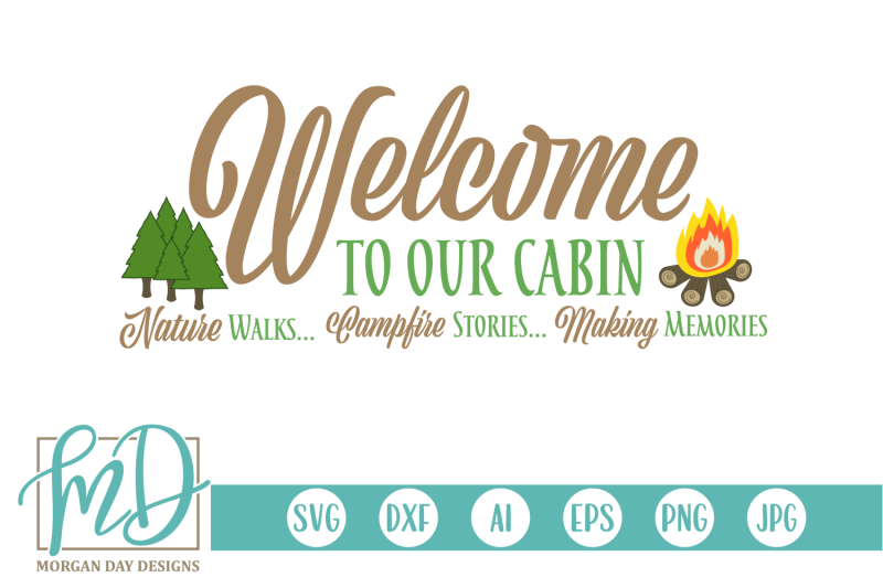 Welcome To Our Cabin SVG SVG by Designbundles
