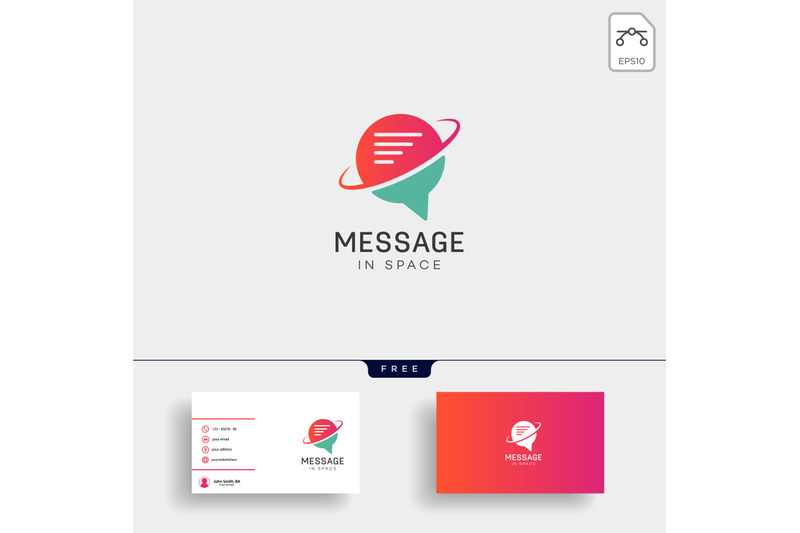 chat-message-speech-conversation-logo-template
