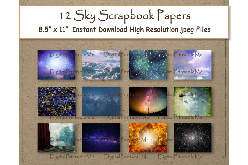 sky-digital-paper-11-quot-x-8-5-quot-patterns-sun-clouds-stars-space-scrapbook