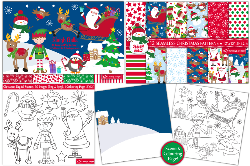 christmas-bundle-christmas-clipart-chrsitmas-digital-papers