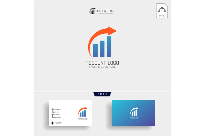 accounting-finance-creative-logo-template-vector-isolated