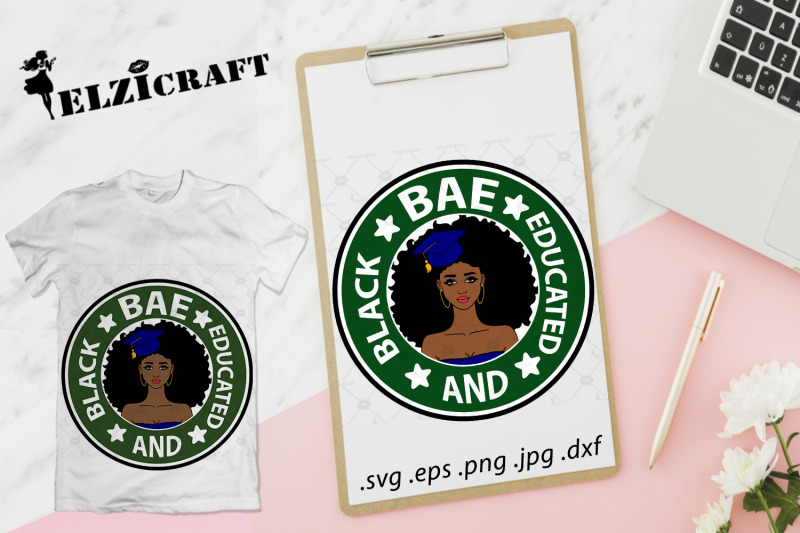 bae-black-and-educated-graduated-afro-girl-2019-svg-cut-file