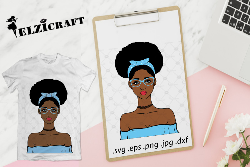 afro-girl-svg-cut-file