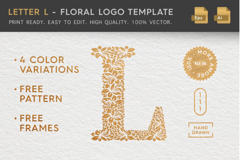 letter-l-floral-logo-template