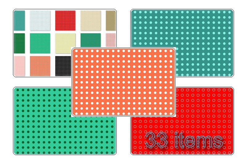 set-of-33-color-polka-dots-seamless-patterns-updated