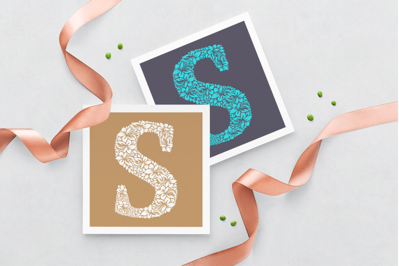 letter-s-floral-logo-template