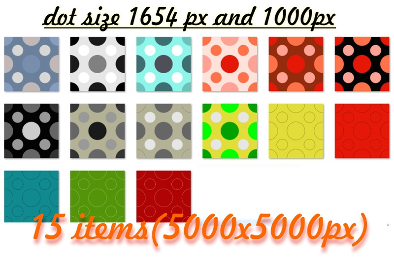 set-of-15-color-polka-dots-seamless-patterns