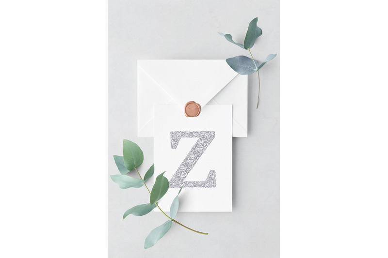 letter-z-floral-logo-template