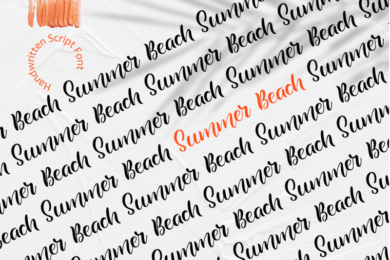 summer-beach-handwritting-font