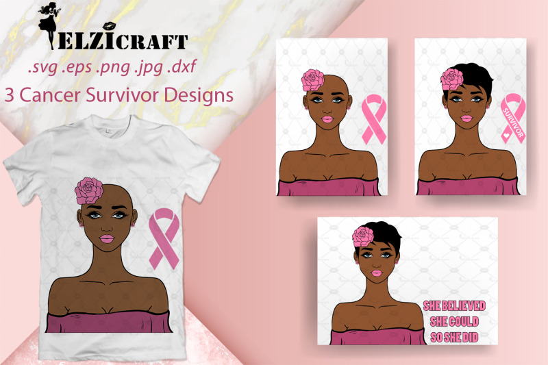3-afro-girl-cancer-survivor-designs-svg-cut-files