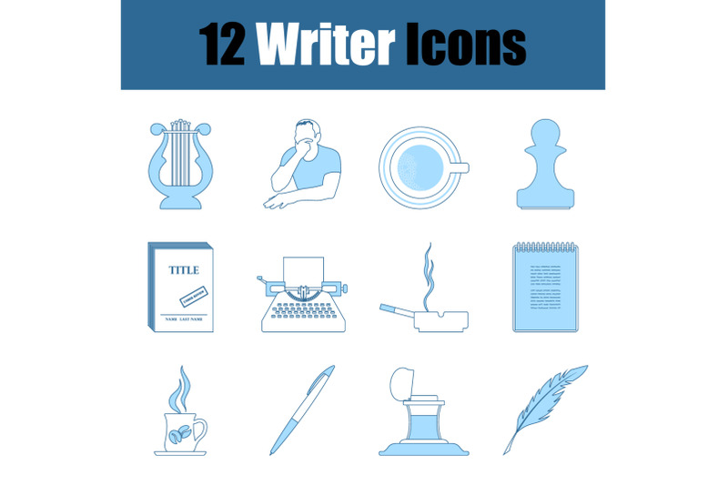 writer-icon-set