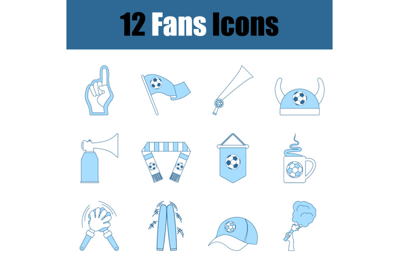 fans-icon-set