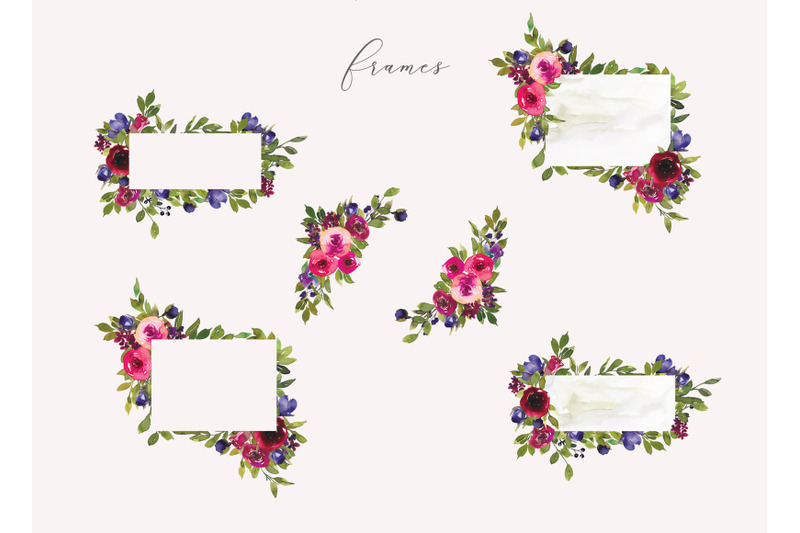 watercolor-rose-clipart-collection