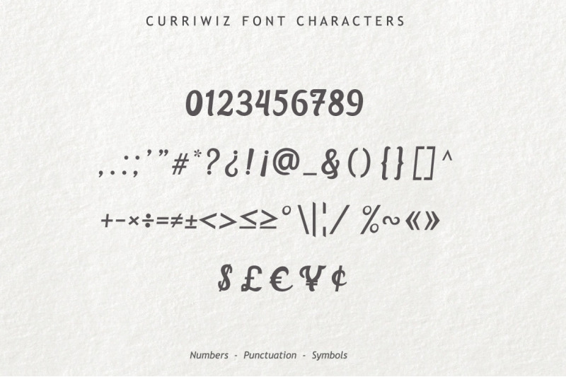 curriwiz-font