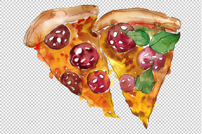 pizza-vegetable-boom-watercolor-png